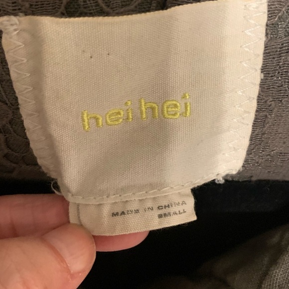 Anthro Hei Hei Ravenna Lattice Anorak jacket coat - Picture 5 of 12